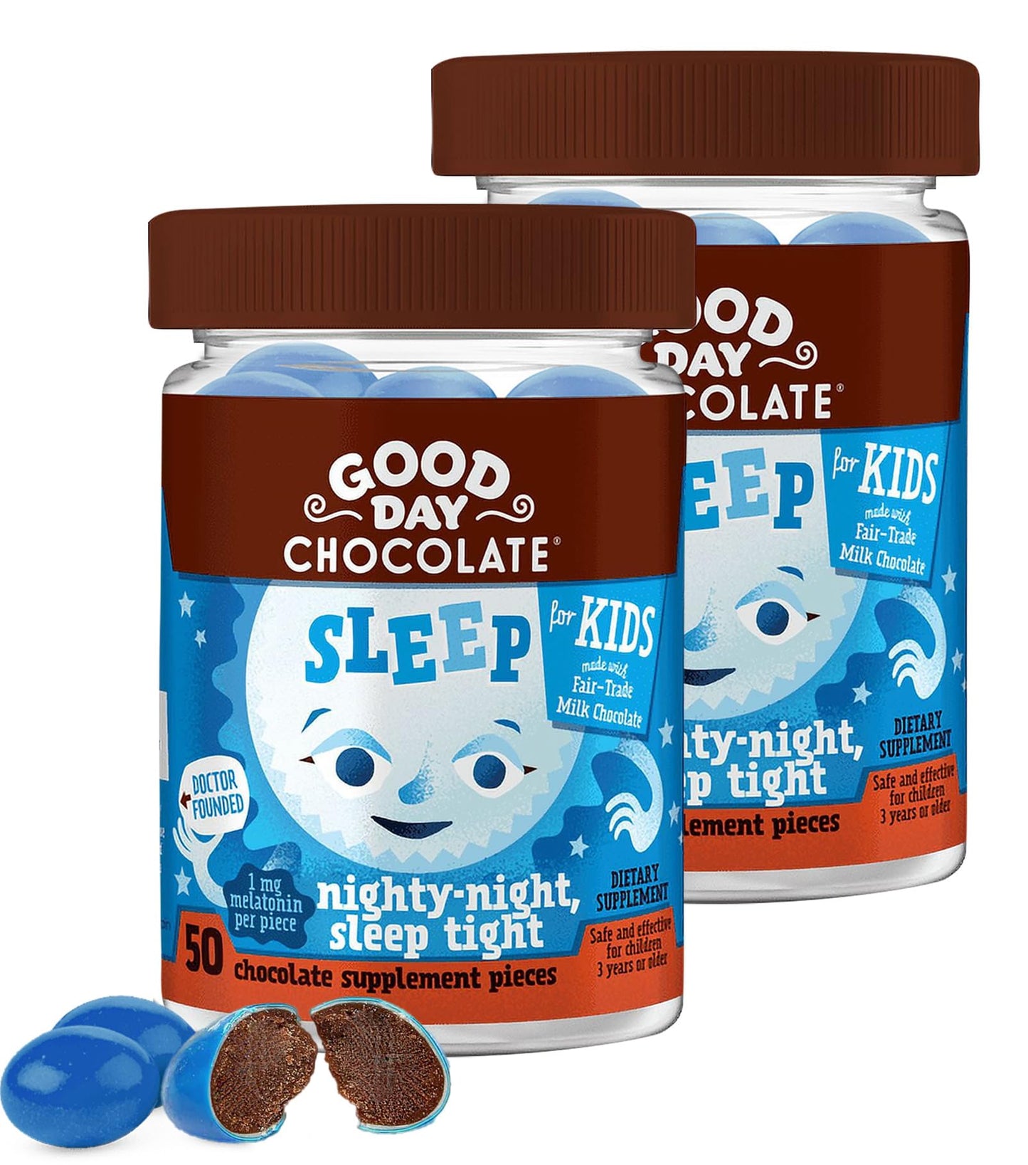 Kids Sleep with Melatonin Chocolate Supplement