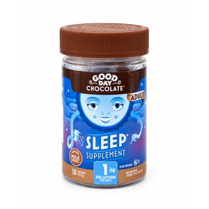 Adult Sleep with Melatonin 1mg Milk 50ct bottle
