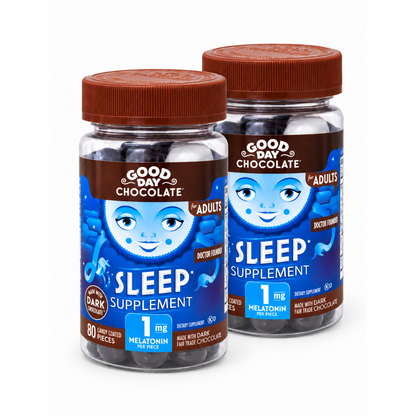 Adult Sleep with Melatonin 1mg Dark 80ct 2-pack