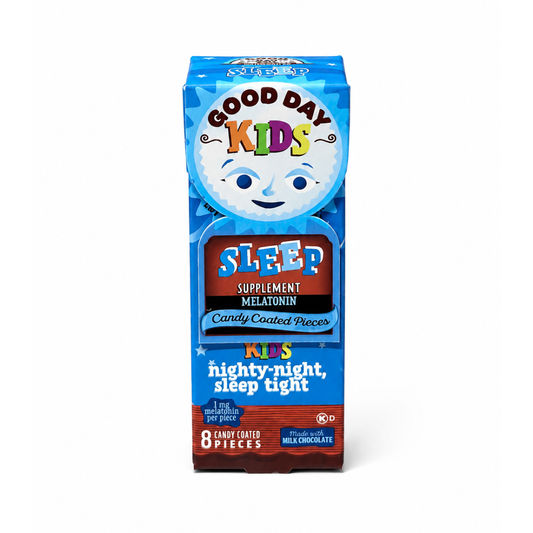 Kids Sleep with Melatonin 8ct box front