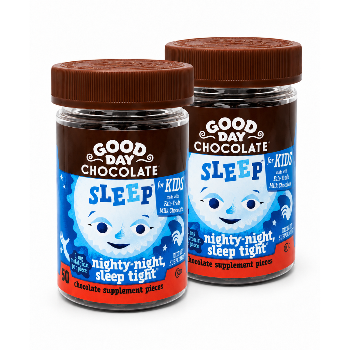 Kids Sleep with Melatonin 50ct 2-pack