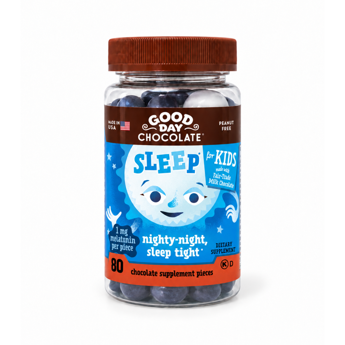 Kids Sleep with Melatonin 1mg 80ct bottle