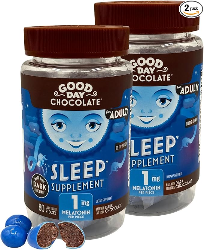 Adult Sleep with Melatonin Chocolate Supplement