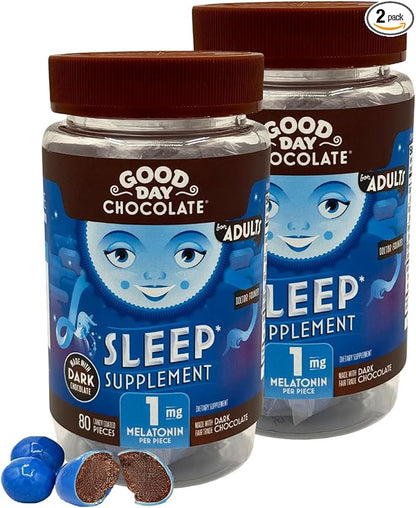 Adult Sleep with Melatonin Chocolate Supplement